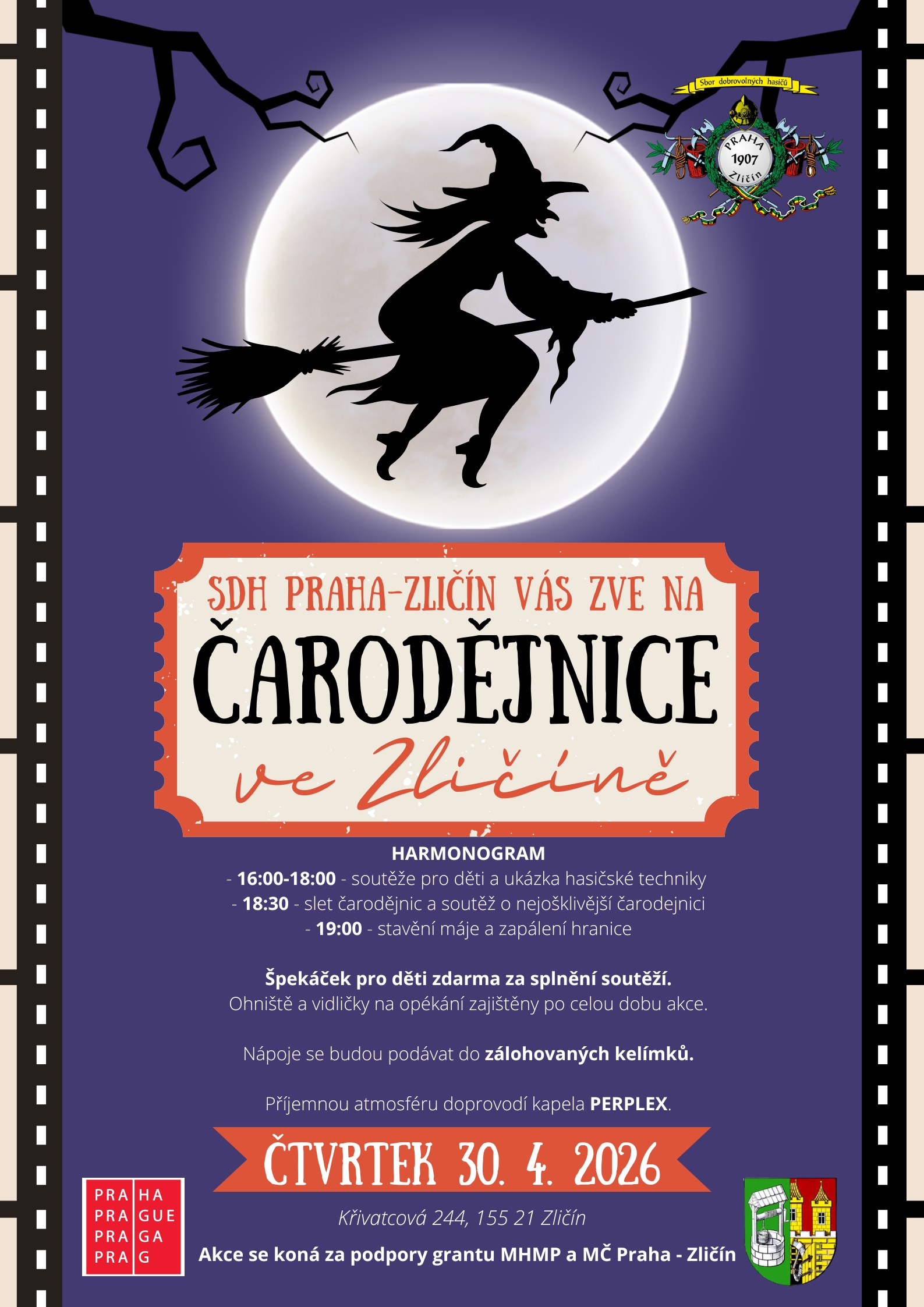 Pálení čarodějnic a stavění máje 30. 4. 2026